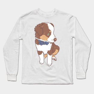 Red Tri Aussie Puppy Long Sleeve T-Shirt